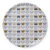 Kulatý servírovací tác Tulip blue d38