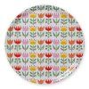 Kulatý servírovací tác Tulip red d38