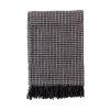 vlneny pled java black 130x200