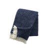 Vlněný pléd Ralph navy blue 130x200