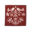 Vlněná podložka seat pad Joy rust 43x43