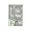 Vlněná dětská deka Jungle grey 90x130