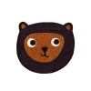 Plstěná podložka Little bear brown 28cm