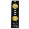 Podložky pod sklenice Candy yellow black set