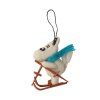 Plstěná dekorace Moomin on skiis