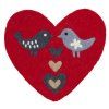 Plstěná podložka Love birds