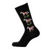 Merino ponožky Horse black
