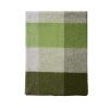 Vlněný pléd Block green 130x180