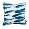 Dekorační polštář Ocean Fish blue 45 × 45 cm