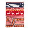 Vlněná deka Sarek multi red 130x180