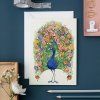 Autorská pohlednice The DM Peacock 12 x 17