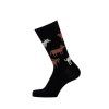 Merino ponožky Dogs black