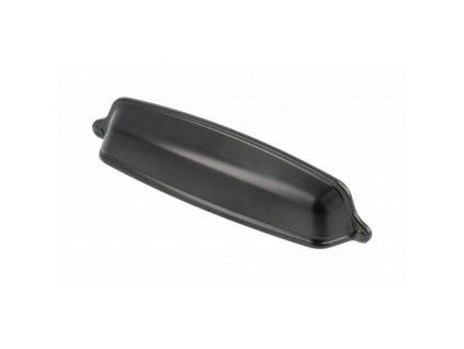 Retro úchytka GTV EVER – černá mat, rozteč 128 mm