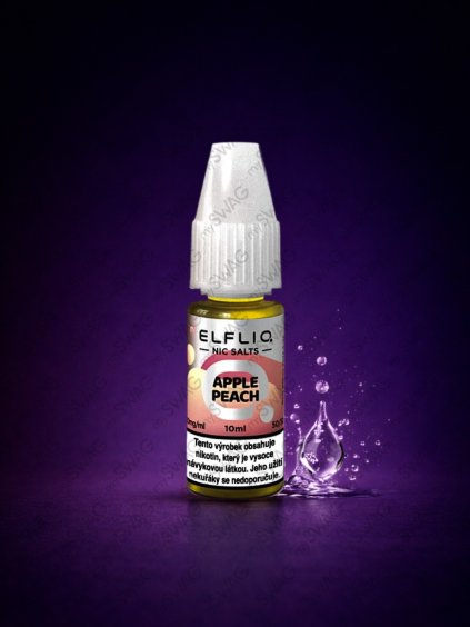 myswag e liquid elfliq apple peach