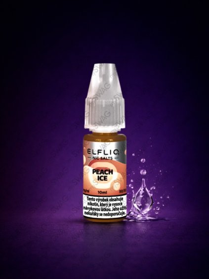 myswag e liquid elfliq peach ice