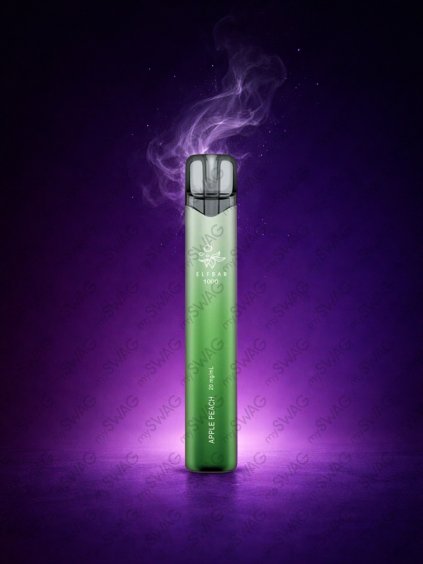 mysweag elf bar 1000 apple peach