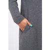 pol pl Narzutka dluga z kapturem grafitowa 17432 4
