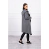 pol pl Narzutka dluga z kapturem grafitowa 17432 2