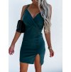 zelené koktejlové šaty