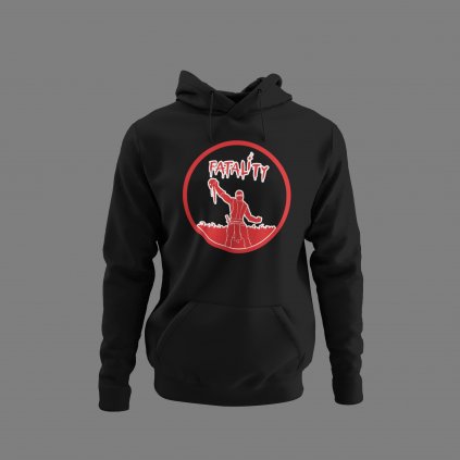 Pánska pohodlná čierna Mikina Mortal Kombat, dostupné všetky veľkosti