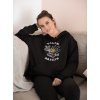 Dámska pohodlná čierna Mikina Volím Násilie, dostupné všetky veľkosti