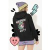 Pohodlná čierna Mikina Hello Kitty Dámska, všetky veľkosti