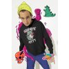 Pohodlná čierna Mikina Hello Kitty Pánska, všetky veľkosti