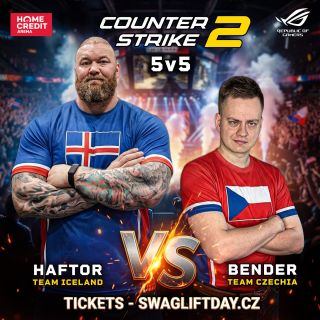 JE TO VENKU! 🔥Největší showmatch v historii ČR pro 7000 lidí a Benderův nejdůležitější zápas v životě! 💪🏻 #CS2 bitva 5v5...