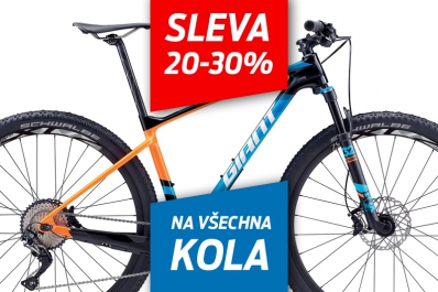Pozor! Nyní SLEVA 20-30% na všechna kola!