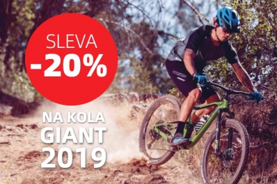 Sleva 20% na kola Giant/Liv 2019!