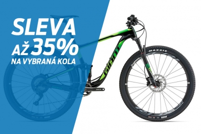 Super sleva na vybraná kola Giant