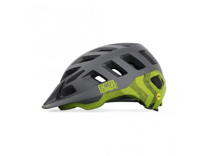 GIRO Radix MIPS Mat Metalic Black/Lime