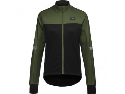 GORE Phantom Womens Jacket Black/utility green