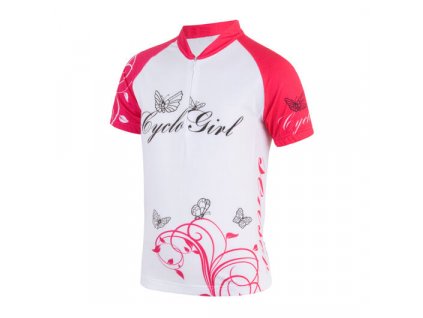SENSOR dres cyklo Girl Bílá