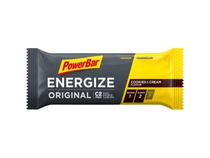 POWERBAR tyčinka Energize 55g cookies cream Sleva-expirace 11/25