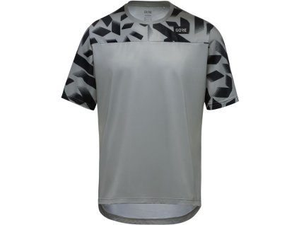 GORE TrailKPR Daily Shirt Mens Lab gray/black
