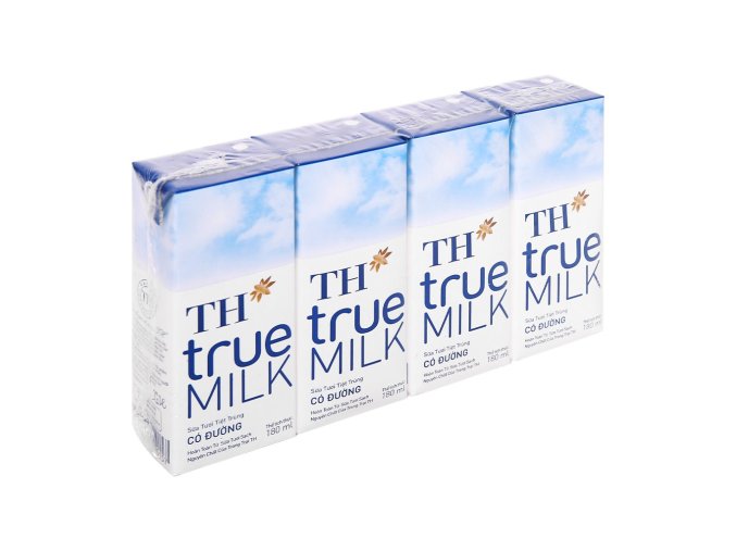 Sữa TH True Milk Có Đường
