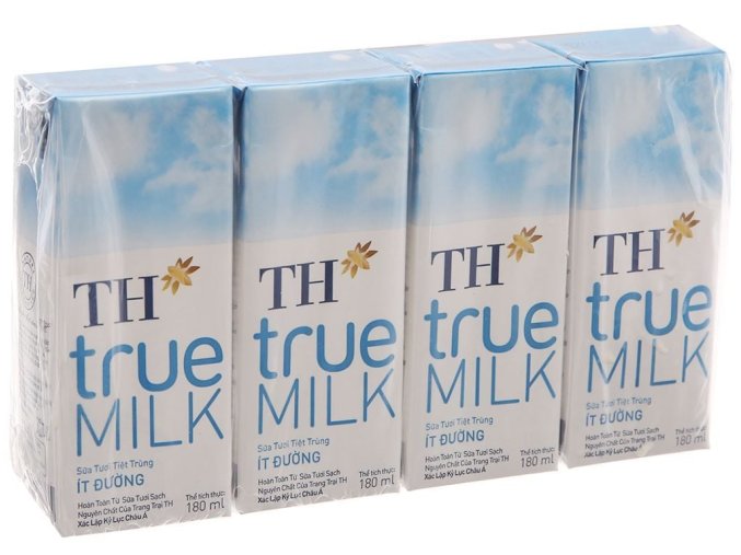 Sữa TH True Milk Ít Đường