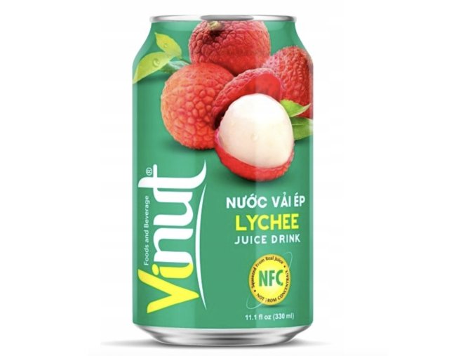 VINUT Nước ép vải đóng lon