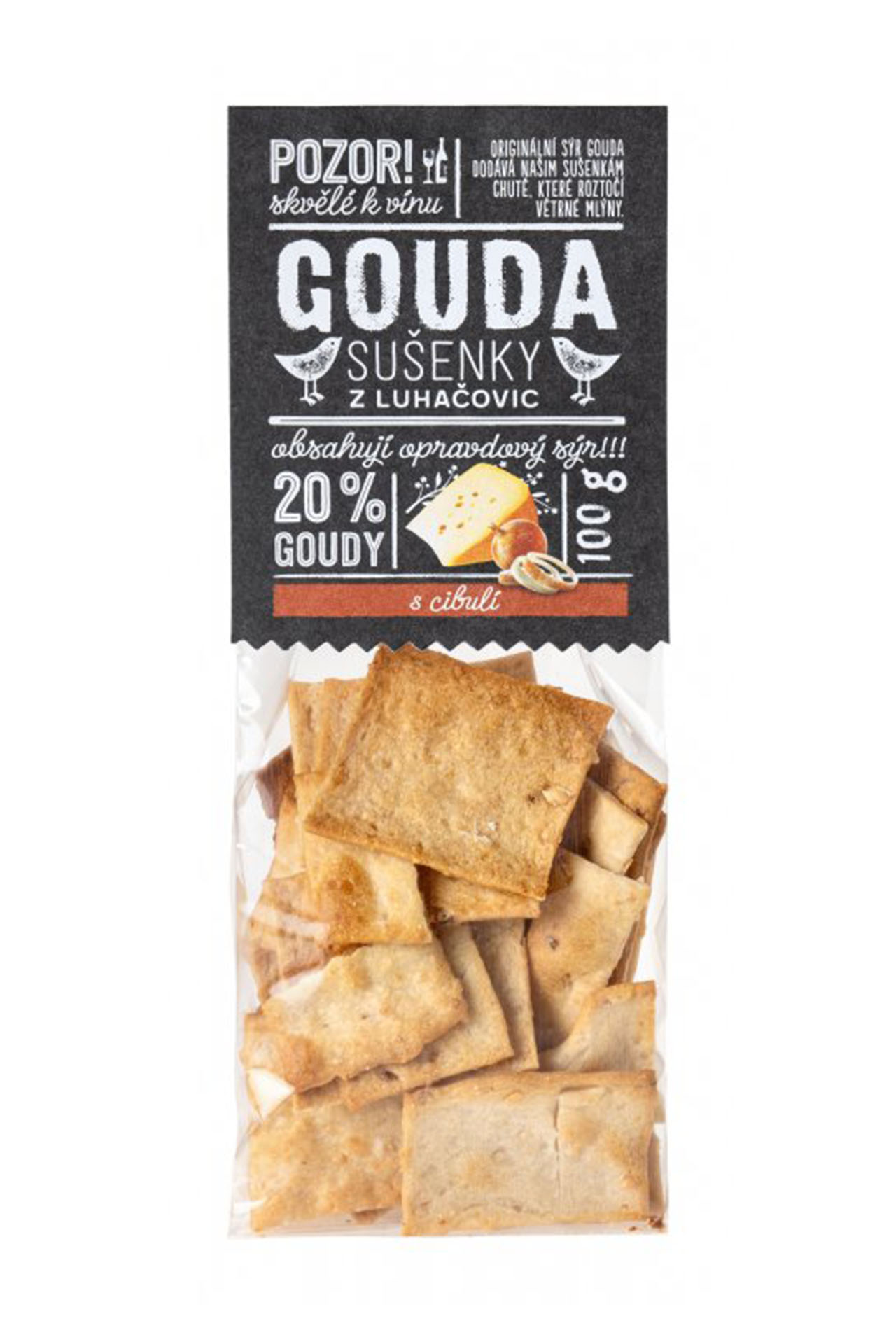 Gouda s cibulí