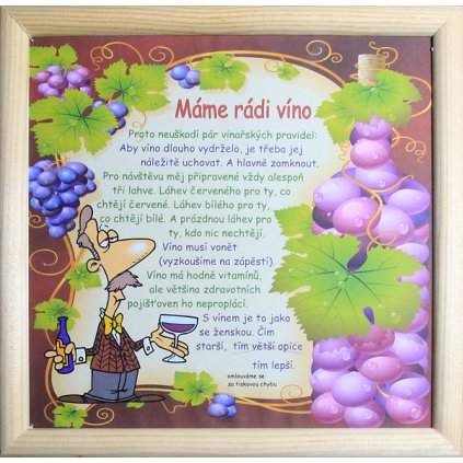 ramecek rozbij sklo ctverec mame radi vino