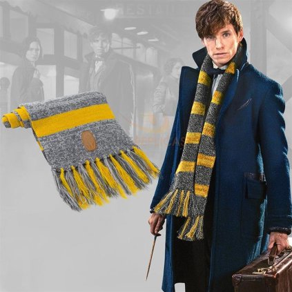 Fantastická zvířata – šála Mlok Scamander