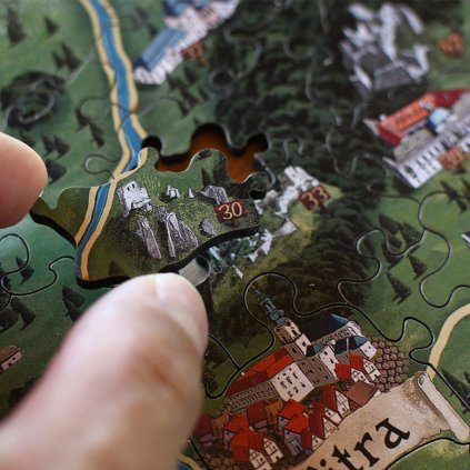 Dřevěná mapa Slovenska