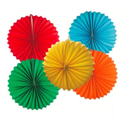 lampion kulaty barevny