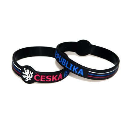 silikonovy naramek cerny lev