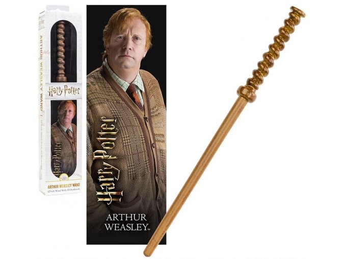 Harry Potter - hůlka Arthur Weasley s 3D záložkou