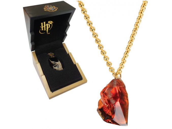 Harry Potter - náhrdelník Kámen mudrců - Deluxe