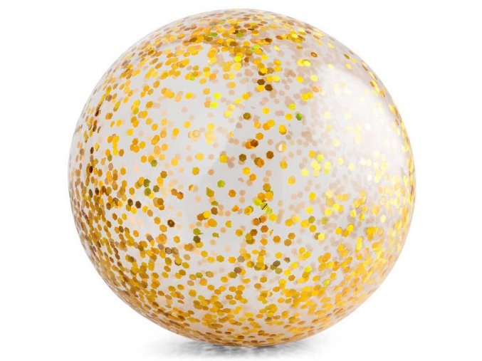 sequin balloon ball gold