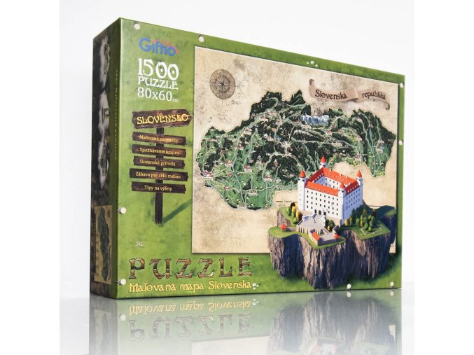 2926 1 puzzle 1500 mapa slovenska