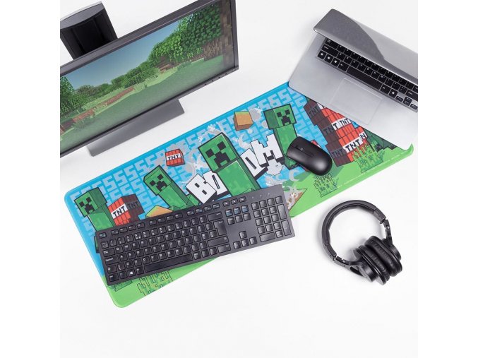 Minecraft - podložka pod myš a klávesnici Creeper